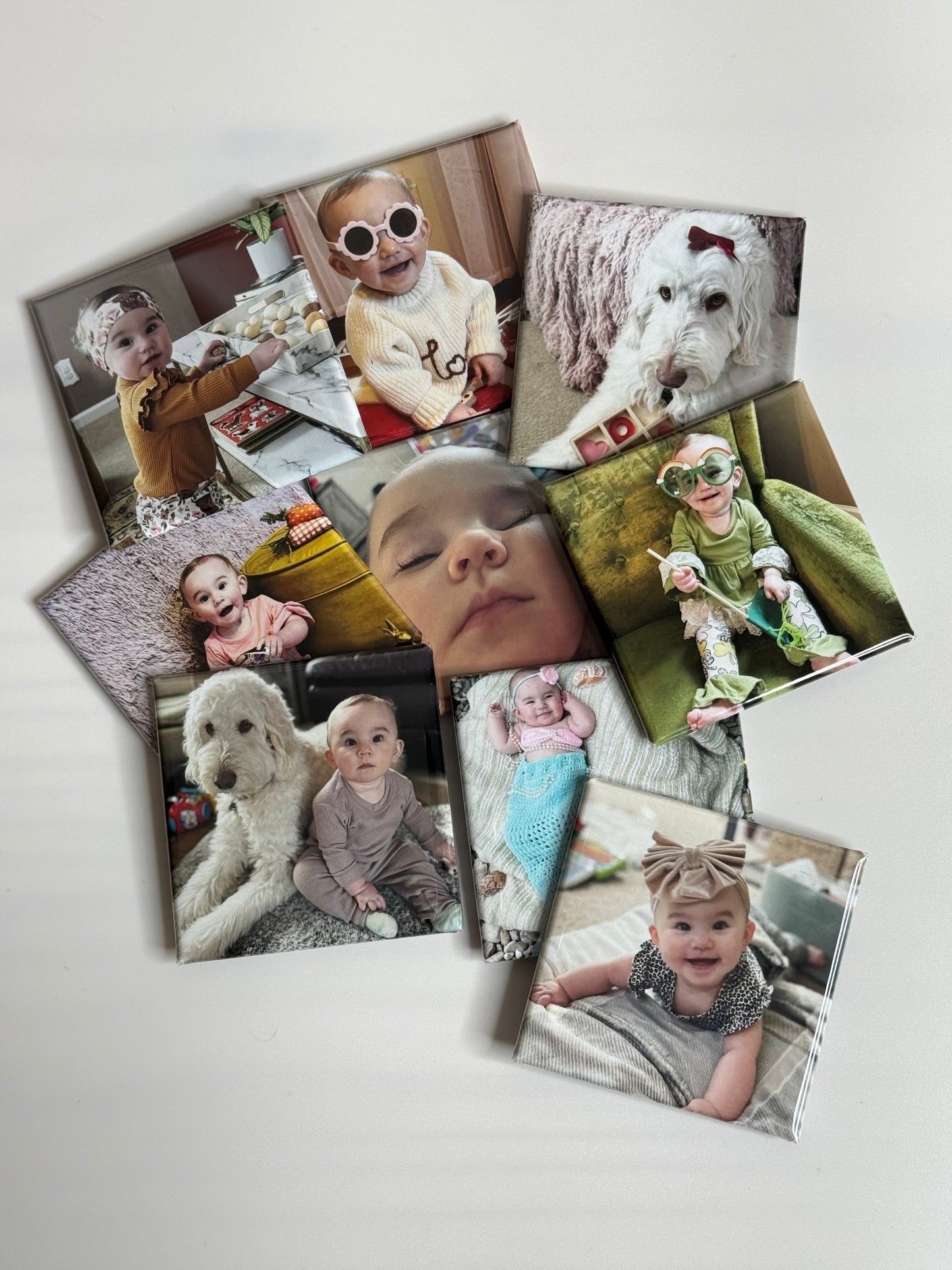 Custom Photo Magnets set of 9