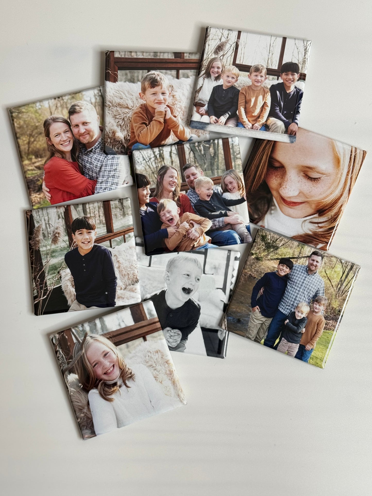 Custom Photo Magnets set of 9